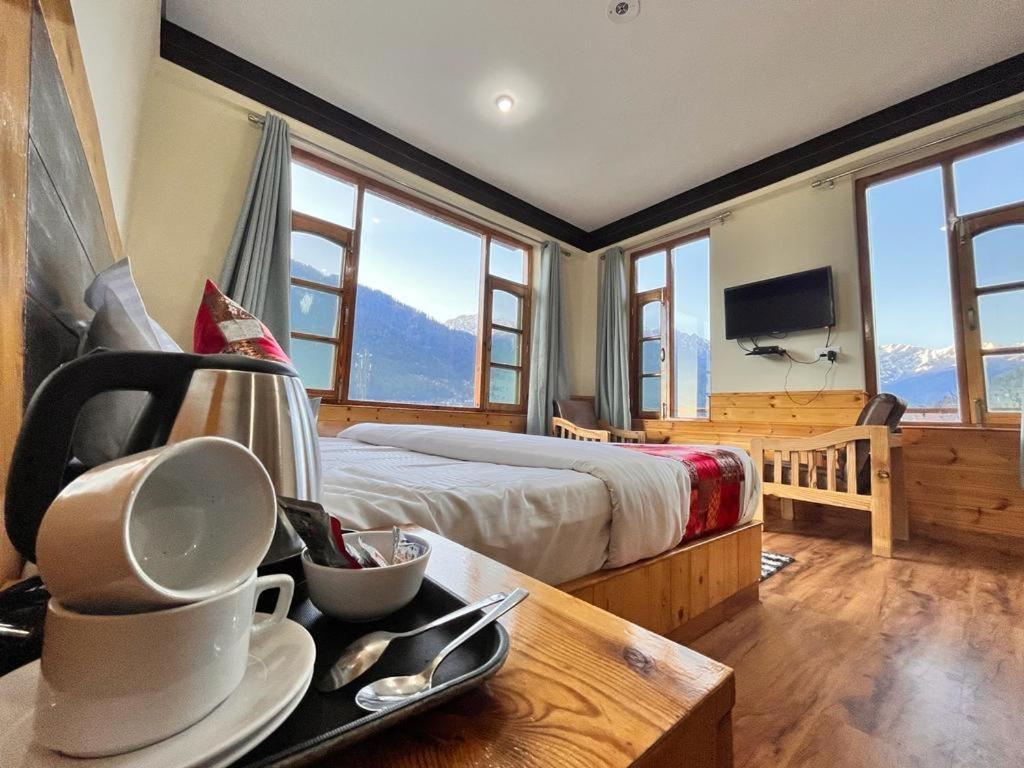 Hotel The Rohtang Chalet Manāli Exterior foto